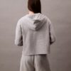 Icon Pamuklu Havlu Kumaş Fermuarlı Pijama Hoodie