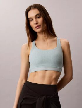Icon Sport Allover Monogram Orta Destekli Spor Sütyen