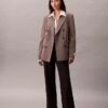 Çift Düğmeli Yün Gabardin Karışımlı Blazer Çift Düğmeli Yün Gabardin Karışımlı Blazer
