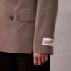 Çift Düğmeli Yün Gabardin Karışımlı Blazer Çift Düğmeli Yün Gabardin Karışımlı Blazer