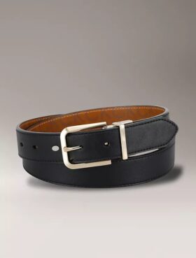 Çift Taraflı Monogram Logolu Kemer