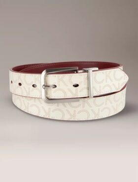 Çift Taraflı Monogram Logolu Kemer