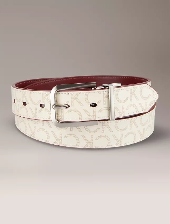 Çift Taraflı Monogram Logolu Kemer Çift Taraflı Monogram Logolu Kemer