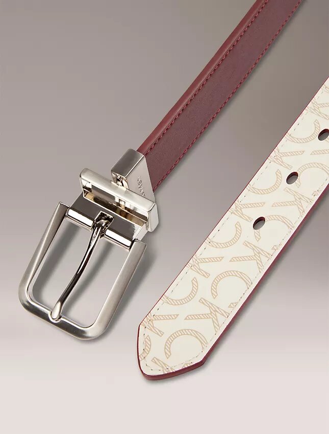 Çift Taraflı Monogram Logolu Kemer Çift Taraflı Monogram Logolu Kemer