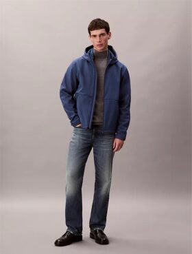 Kapüşonlu Softshell Fermuarlı Ceket