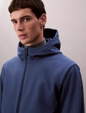 Kapüşonlu Softshell Fermuarlı Ceket