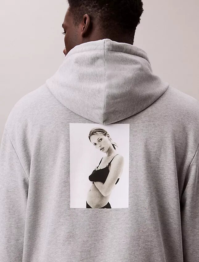 Kate Moss Fleece Grafik Kapüşonlu Sweatshirt Kate Moss Fleece Grafik Kapüşonlu Sweatshirt