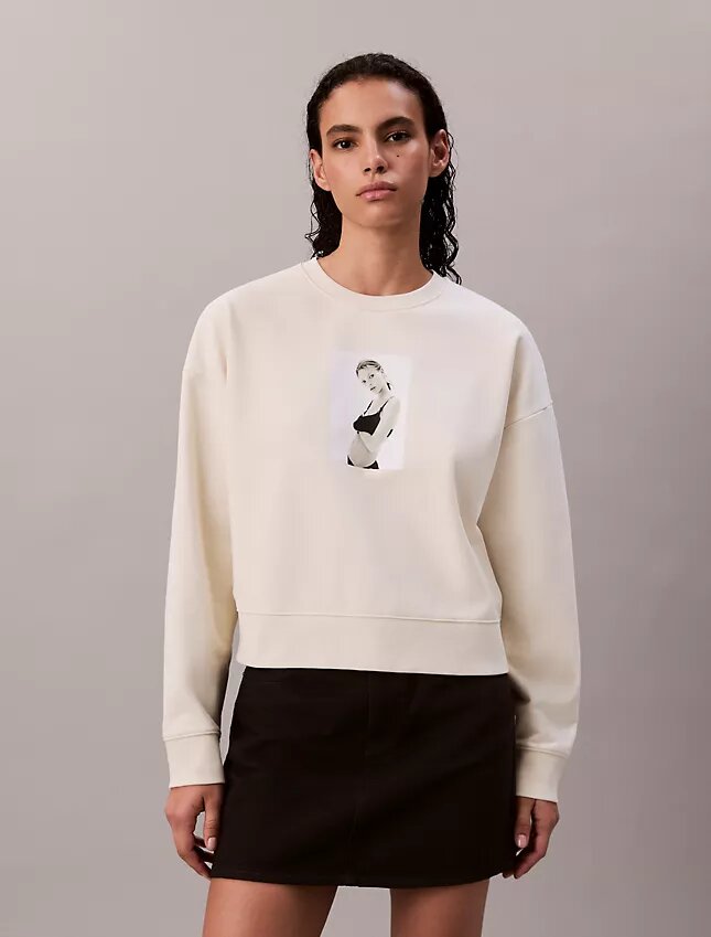 Kate Moss Terry Grafik Rahat Sweatshirt Kate Moss Terry Grafik Rahat Sweatshirt