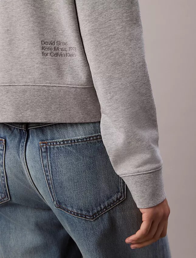 Kate Moss Terry Grafik Rahat Sweatshirt Kate Moss Terry Grafik Rahat Sweatshirt