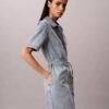 Kemerli Denim Mini Elbise Kemerli Denim Mini Elbise