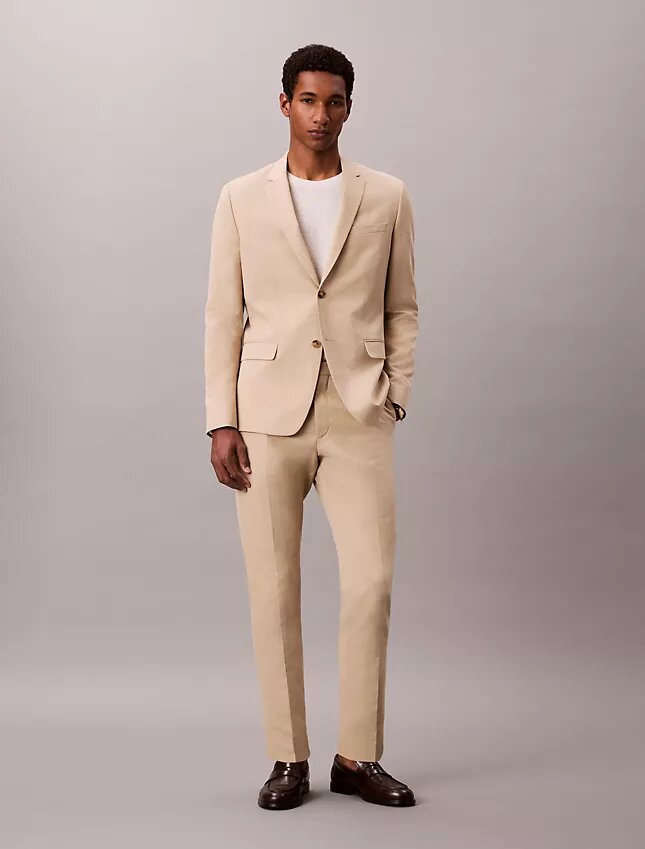 Keten Karışımlı Dar Kesim Blazer Keten Karışımlı Dar Kesim Blazer