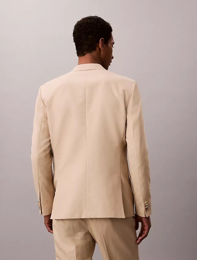 Keten Karışımlı Dar Kesim Blazer Keten Karışımlı Dar Kesim Blazer