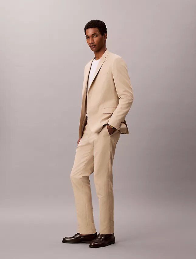Keten Karışımlı Dar Kesim Blazer Keten Karışımlı Dar Kesim Blazer