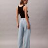 Keten Karışımlı Geniş Paça Jean Keten Karışımlı Geniş Paça Jean