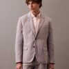 Keten Karışımlı Klasik Blazer