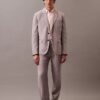 Keten Karışımlı Klasik Blazer