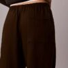 Keten Karışımlı İpli Geniş Paça Pantolon Keten Karışımlı İpli Geniş Paça Pantolon