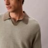 Keten Karışımlı Polo Kazak
