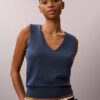 Keten Karışımlı Tank Top