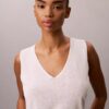 Keten Karışımlı Tank Top