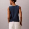 Keten Karışımlı Tank Top