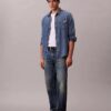 Klasik Denim Düğmeli Gömlek Klasik Denim Düğmeli Gömlek