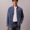 Klasik Denim Düğmeli Gömlek Klasik Denim Düğmeli Gömlek