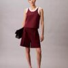 Kontrast Süslemeli Rahat Tank Top Kontrast Süslemeli Rahat Tank Top
