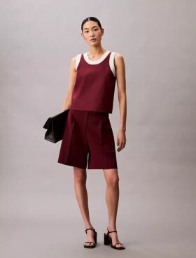 Kontrast Süslemeli Rahat Tank Top
