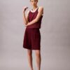 Kontrast Süslemeli Rahat Tank Top Kontrast Süslemeli Rahat Tank Top