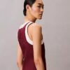 Kontrast Süslemeli Rahat Tank Top Kontrast Süslemeli Rahat Tank Top