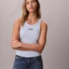 Konturlu Ribana Logo Grafikli Tank Top Konturlu Ribana Logo Grafikli Tank Top