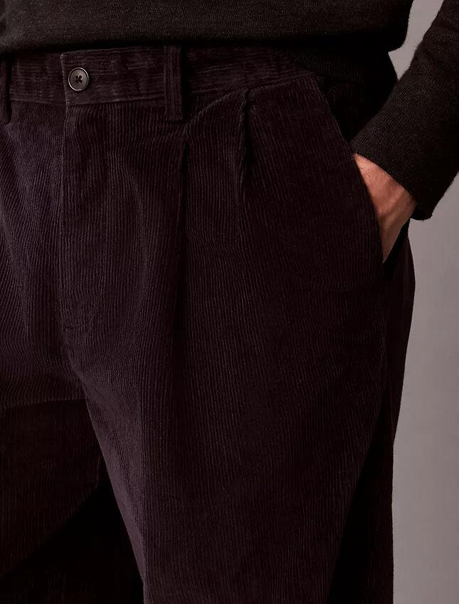 Korduroy Pileli Geniş Paça Pantolon Korduroy Pileli Geniş Paça Pantolon