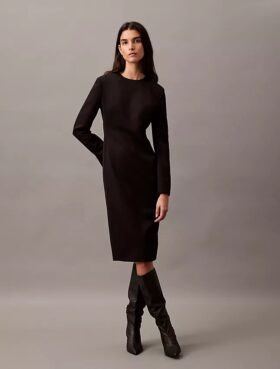 Krep Midi Elbiseler
