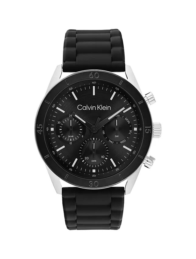 Kronograf Silikon Saat Kronograf Silikon Saat
