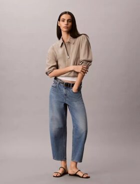 Kısa Barrel Jean