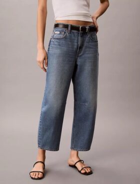 Kısa Barrel Jean
