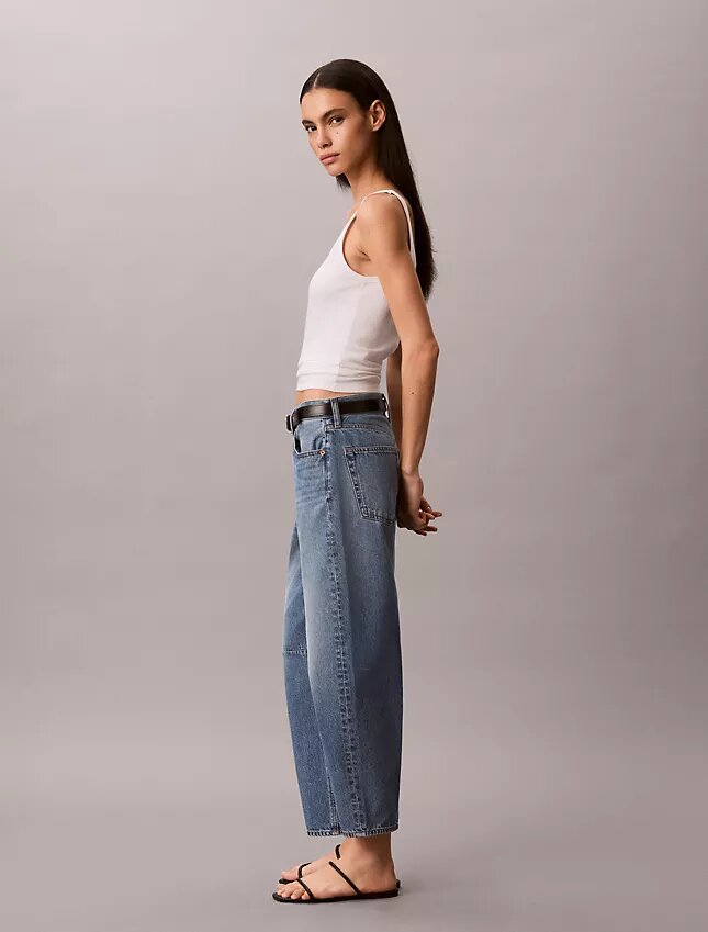 Kısa Barrel Jean Kısa Barrel Jean