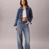 Kısa Denim Trucker Jacket