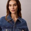 Kısa Denim Trucker Jacket