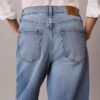 Kısa Kesim Geniş Paça Jean Kısa Kesim Geniş Paça Jean