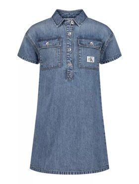 Kız Çocuk Denim Gömlek Elbiseler