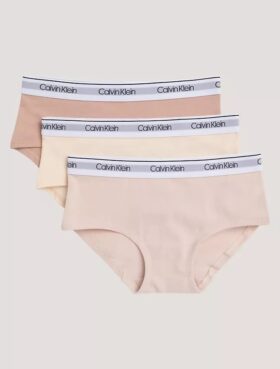 Kız Çocuk İçin Cotton Stretch 3’lü Paket Hipster