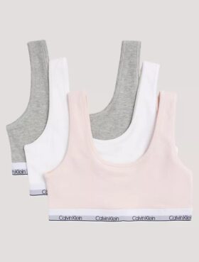 Kız Çocuk İçin Cotton Stretch 3’lü Paket Unlined Bralette