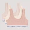 Kız Çocuk İçin Cotton Stretch 3’lü Paket Unlined Bralette Kız Çocuk İçin Cotton Stretch 3’lü Paket Unlined Bralette