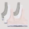 Kız Çocuk İçin Cotton Stretch 3’lü Paket Unlined Bralette Kız Çocuk İçin Cotton Stretch 3’lü Paket Unlined Bralette