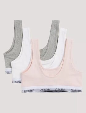 Kız Çocuk İçin Cotton Stretch 3’lü Paket Unlined Bralette