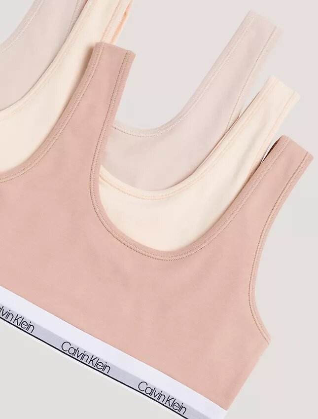 Kız Çocuk İçin Cotton Stretch 3’lü Paket Unlined Bralette Kız Çocuk İçin Cotton Stretch 3’lü Paket Unlined Bralette