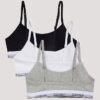 Kız Çocuk İçin Cotton Stretch 3’lü Paket Unlined Kısa Bralette Kız Çocuk İçin Cotton Stretch 3’lü Paket Unlined Kısa Bralette