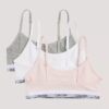 Kız Çocuk İçin Cotton Stretch 3’lü Paket Unlined Kısa Bralette Kız Çocuk İçin Cotton Stretch 3’lü Paket Unlined Kısa Bralette